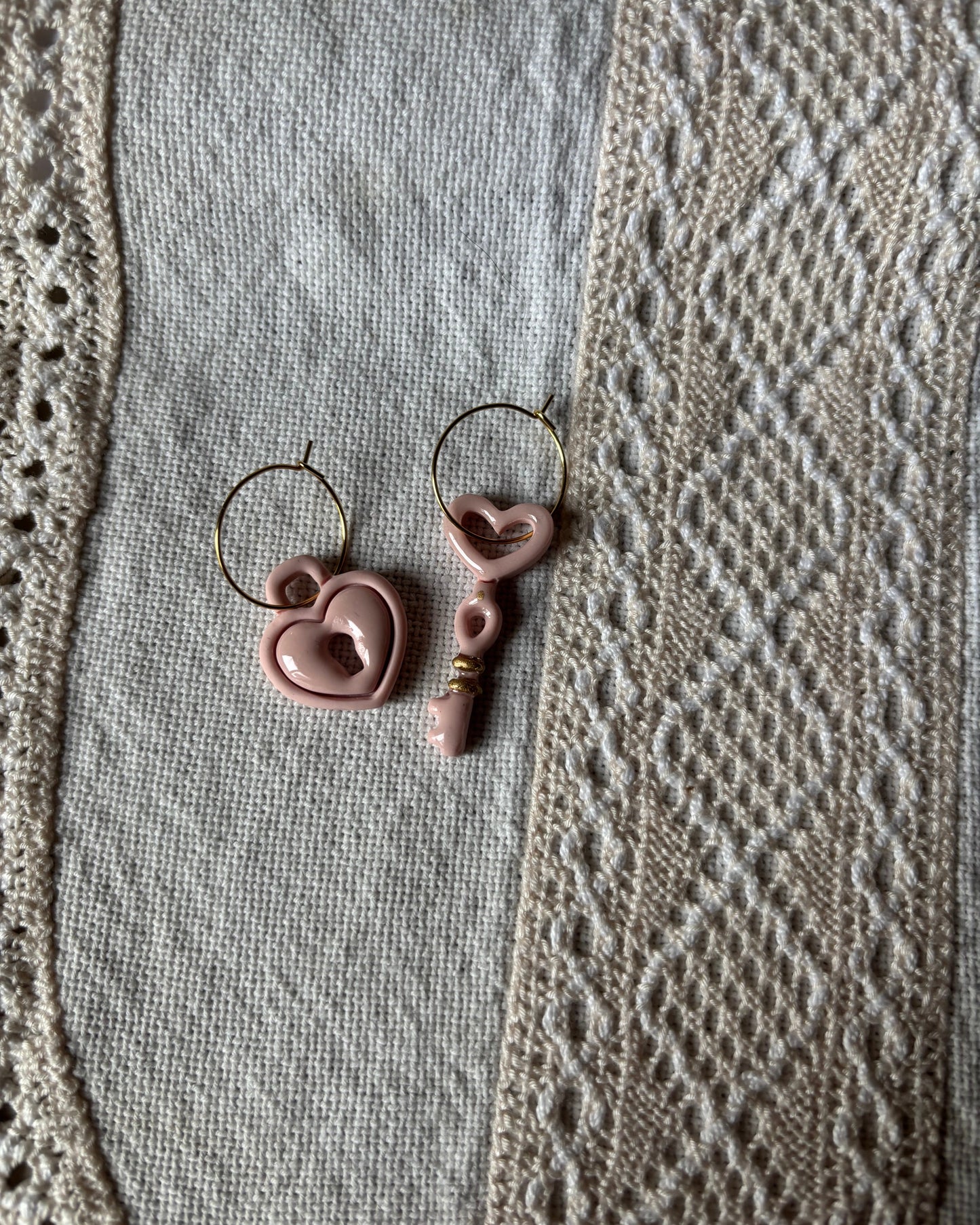 Pendientes Llave y Candado